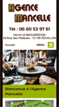 Mobile Screenshot of agence-mancelle.com